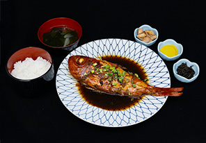 金目鯛の煮付け定食