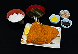 アジフライ定食